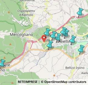 Mappa SP 70, 83100 Avellino AV, Italia (2.38364)