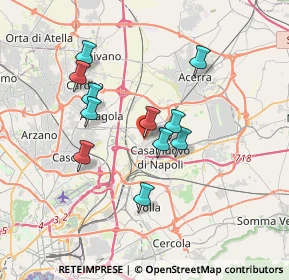 Mappa Via Matilde Serao, 80013 Casalnuovo di Napoli NA, Italia (3.22364)