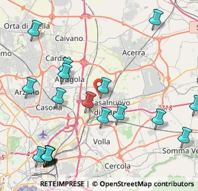 Mappa Via Matilde Serao, 80013 Casalnuovo di Napoli NA, Italia (5.7525)