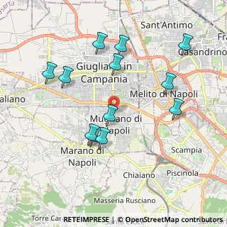Mappa Via Quattro Martiri, 80018 Mugnano di Napoli NA, Italia (2.1175)