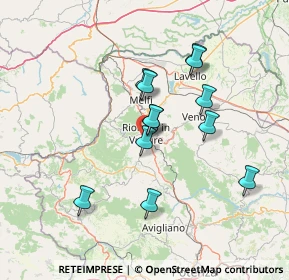 Mappa Via degli Ebanisti, 85028 Rionero In Vulture PZ, Italia (13.10167)