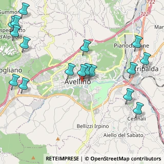 Mappa Via Francesco De Sanctis, 83100 Avellino AV, Italia (2.90294)