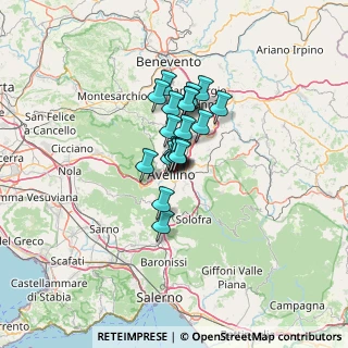 Mappa Fosso Santa Lucia, 83100 Avellino AV, Italia (7.936)