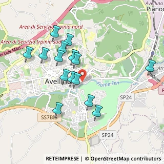 Mappa Fosso Santa Lucia, 83100 Avellino AV, Italia (0.96667)