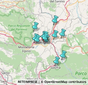 Mappa Via Rifugio, 83100 Avellino AV, Italia (4.36417)