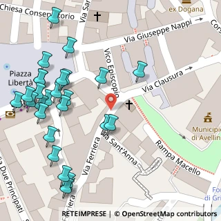 Mappa Via Rifugio, 83100 Avellino AV, Italia (0.08519)