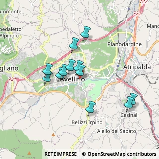 Mappa Via Rifugio, 83100 Avellino AV, Italia (1.6875)