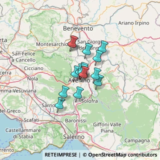Mappa Via Rifugio, 83100 Avellino AV, Italia (8.34333)