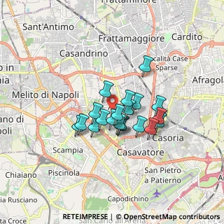 Mappa Via Fratelli Cervi, 80022 Arzano NA, Italia (1.242)