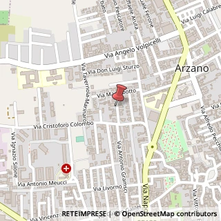 Mappa Via cervi fratelli, 80022 Arzano, Napoli (Campania)