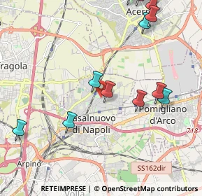 Mappa Via A.Montinaro, 80013 Casalnuovo di Napoli NA, Italia (2.62667)