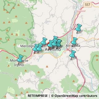 Mappa Via Fratelli del Gaudio, 83100 Avellino AV, Italia (2.6825)