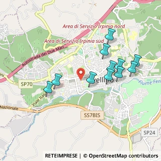 Mappa Via Fratelli del Gaudio, 83100 Avellino AV, Italia (1.00091)