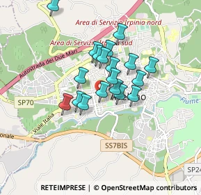 Mappa Via Fratelli Urcioli, 83100 Avellino AV, Italia (0.68)