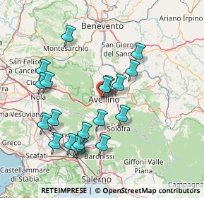 Mappa Via Fratelli Urcioli, 83100 Avellino AV, Italia (16.1495)