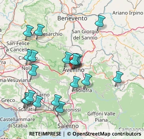 Mappa Via Fratelli del Gaudio, 83100 Avellino AV, Italia (17.41211)