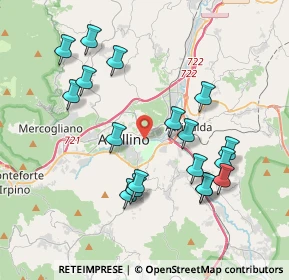 Mappa Strada Comunale Santo Spirito, 83100 Avellino AV, Italia (4.18611)