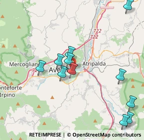 Mappa Strada Comunale Santo Spirito, 83100 Avellino AV, Italia (4.66364)