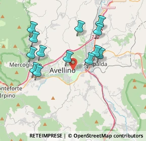 Mappa Strada Comunale Santo Spirito, 83100 Avellino AV, Italia (3.98846)