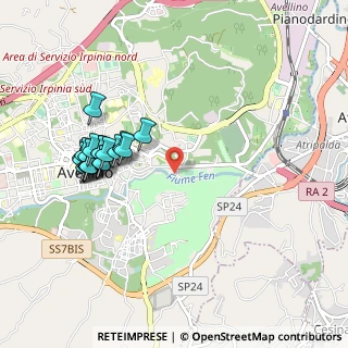 Mappa Strada Comunale Santo Spirito, 83100 Avellino AV, Italia (1.07)