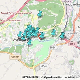 Mappa Strada Comunale Santo Spirito, 83100 Avellino AV, Italia (0.7255)