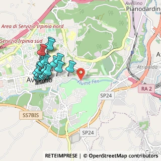 Mappa Strada Comunale Santo Spirito, 83100 Avellino AV, Italia (1.0805)