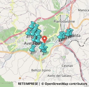 Mappa Strada Comunale Santo Spirito, 83100 Avellino AV, Italia (1.34176)