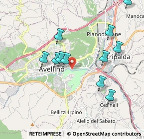 Mappa Strada Comunale Santo Spirito, 83100 Avellino AV, Italia (2.04636)