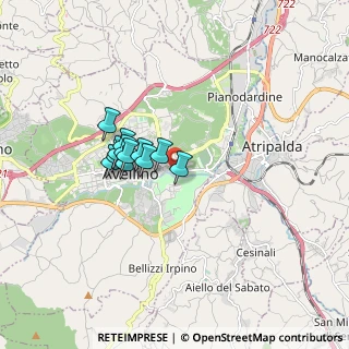 Mappa Strada Comunale Santo Spirito, 83100 Avellino AV, Italia (1.30833)
