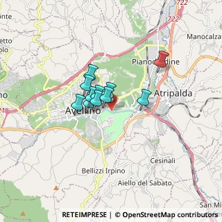 Mappa Strada Comunale Santo Spirito, 83100 Avellino AV, Italia (1.10636)