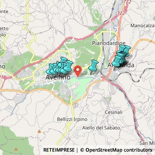 Mappa Strada Comunale Santo Spirito, 83100 Avellino AV, Italia (1.83389)
