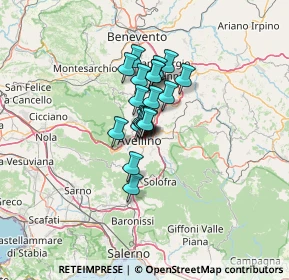 Mappa Strada Comunale Santo Spirito, 83100 Avellino AV, Italia (8.086)