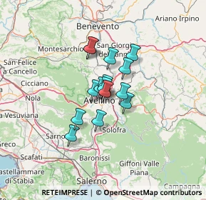 Mappa Strada Comunale Santo Spirito, 83100 Avellino AV, Italia (8.414)