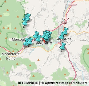 Mappa Piazzale Amedeo Guarino, 83100 Avellino AV, Italia (2.60813)