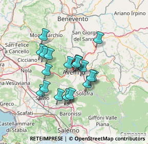 Mappa Piazzale Amedeo Guarino, 83100 Avellino AV, Italia (11.5625)