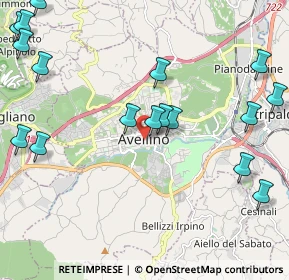 Mappa Piazzale Amedeo Guarino, 83100 Avellino AV, Italia (2.89824)