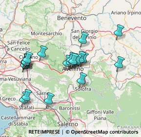 Mappa 83010 Avellino AV, Italia (14.4825)