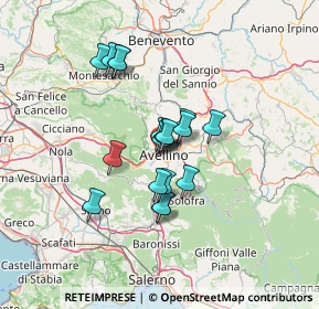 Mappa Via Derna, 83100 Avellino AV, Italia (10.585)