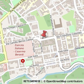 Mappa Via Cristoforo Colombo, 96, 83100 Avellino, Avellino (Campania)