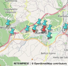 Mappa Via Derna, 83100 Avellino AV, Italia (1.74167)