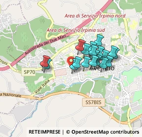 Mappa Via Derna, 83100 Avellino AV, Italia (0.6955)