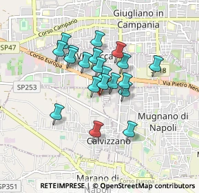 Mappa Via Carly, 80012 Calvizzano NA, Italia (0.6995)