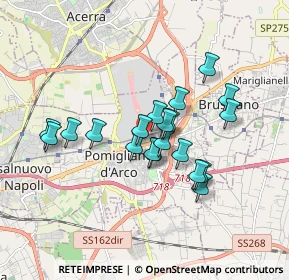 Mappa Via Bartali, 80038 Pomigliano d'Arco NA, Italia (1.517)