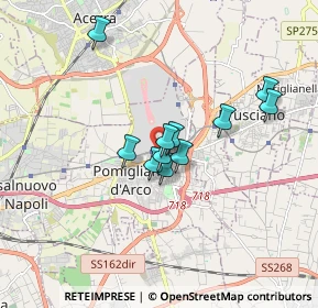 Mappa Via Bartali, 80038 Pomigliano d'Arco NA, Italia (1.34636)