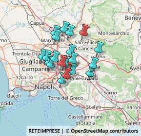 Mappa Via Bartali, 80038 Pomigliano d'Arco NA, Italia (9.968)