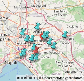Mappa Via Bartali, 80038 Pomigliano d'Arco NA, Italia (6.486)