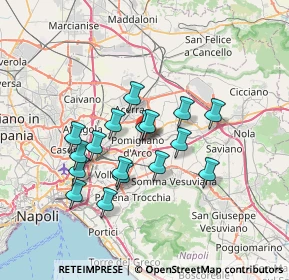 Mappa Via Bartali, 80038 Pomigliano d'Arco NA, Italia (6.35529)