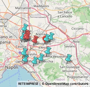Mappa Via Bartali, 80038 Pomigliano d'Arco NA, Italia (7.19143)
