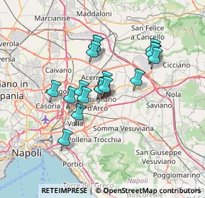 Mappa Via Bartali, 80038 Pomigliano d'Arco NA, Italia (5.88389)