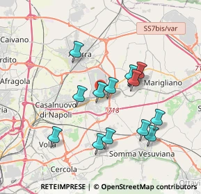 Mappa Via Bartali, 80038 Pomigliano d'Arco NA, Italia (3.50071)